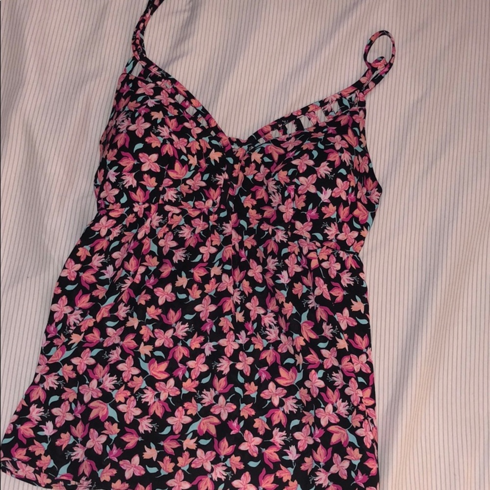 Floral Print Tank Top